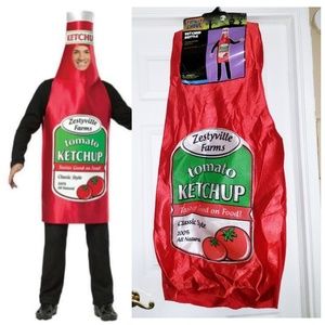 Zestyville Ketchup Adult Halloween Costume